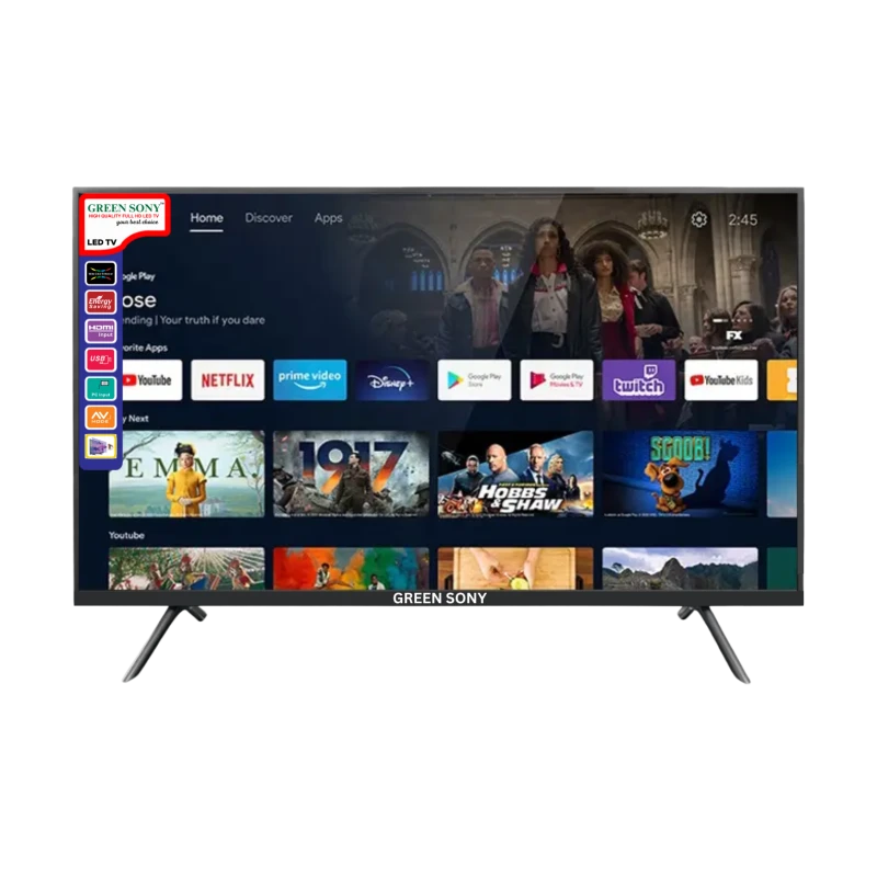 GREEN SONY 43″ SMART VOICE TV-2GB : 43GS22CGT